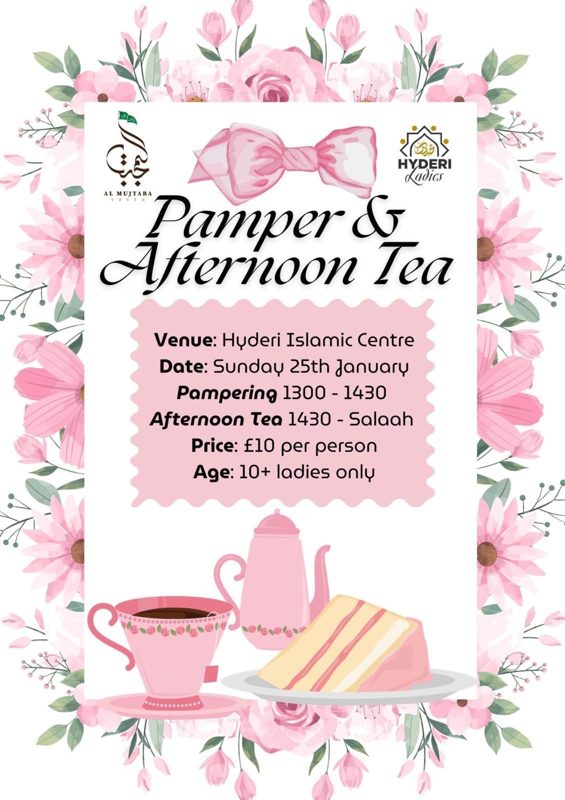 Ladies Only Pamper & Afternoon Tea